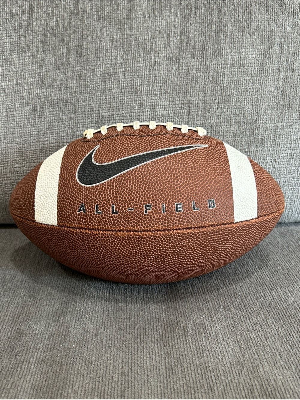 NIKE All-Field 4.0 Football Youth Size Weight Swoosh Brown Composite Leather